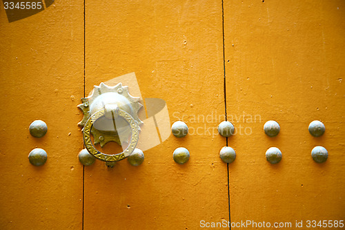 Image of morocco knocker in africa the old orange