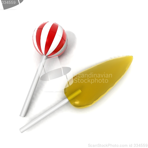 Image of red lollipop