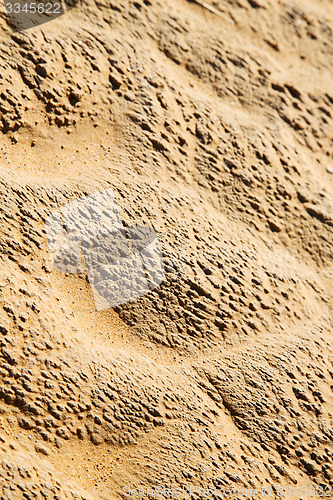 Image of   brown sand dune in the  morocco desert 