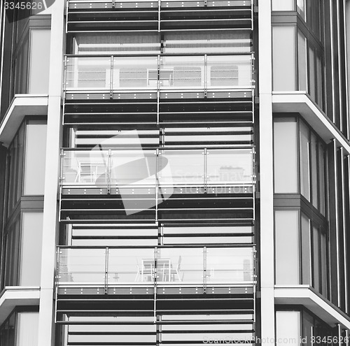 Image of windows in the city of london home and office   skyscraper  buil