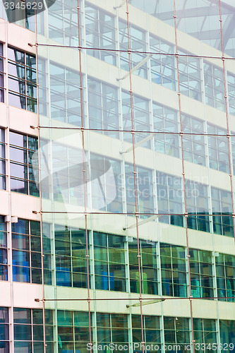 Image of windows in   city of london     skyscraper  building