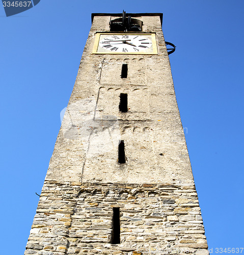 Image of cadrezzate  old abstract in  italy   the   wall  and church  