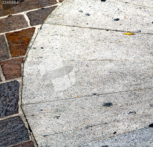 Image of busto arsizio  abstract   pavement of a curch and m 