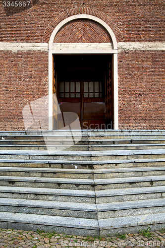 Image of  italy  lombardy     in  the cardano al campo  old   church  clo