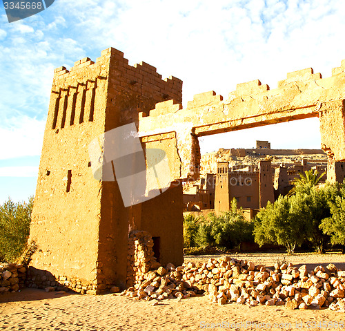 Image of africa in morocco the old contruction and the historical village