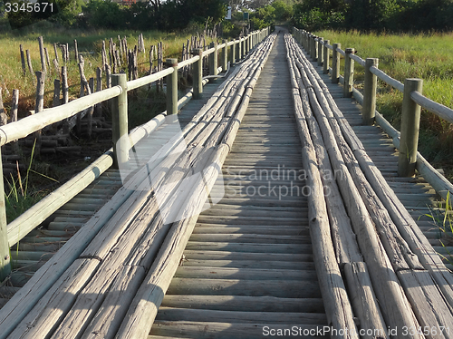 Image of wooden bridge