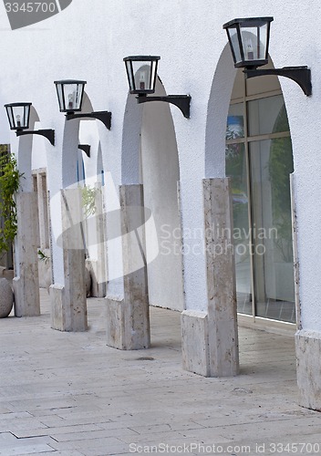Image of arches in the building  