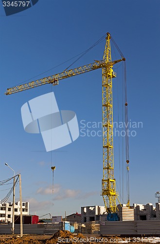 Image of construction of the new house 