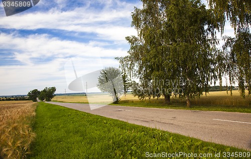 Image of the small road  