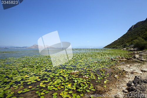 Image of the lake. Montenegro