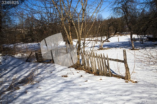 Image of old fence  