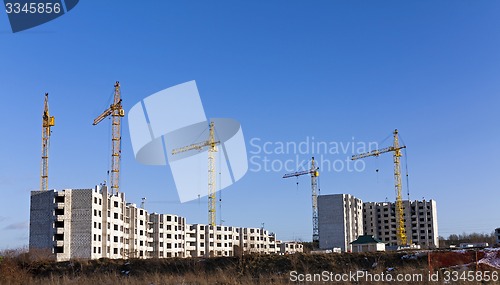 Image of construction of the new building  