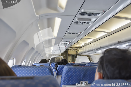 Image of Airplane Passenger Cabin