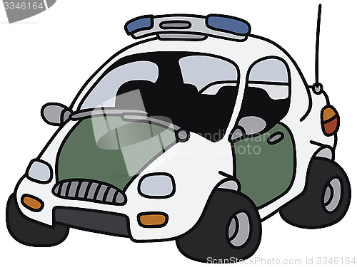 Image of Funny police car