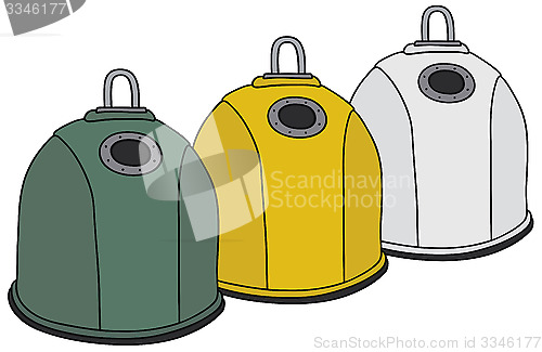 Image of Recycling containers