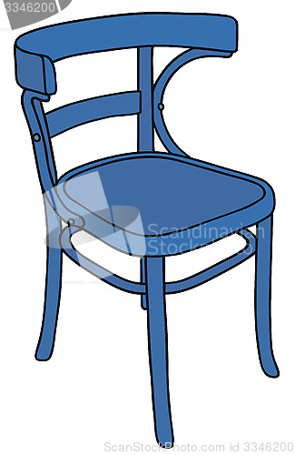 Image of Old blue chair