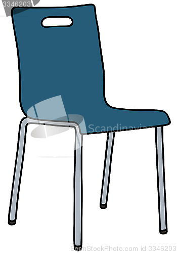 Image of Blue simple chair