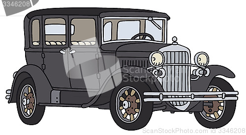 Image of Vintage black car