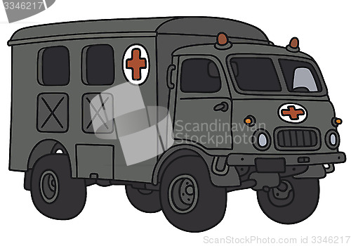 Image of Old military ambulance