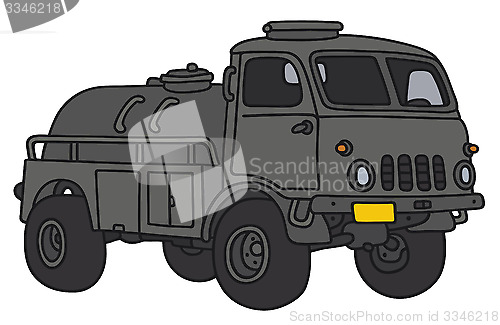 Image of Old military tank truck