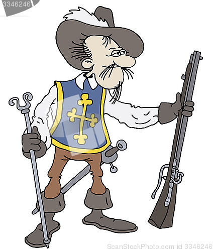 Image of Funny musketeer