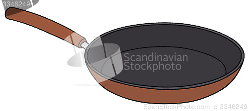 Image of Red nonadhesive pan