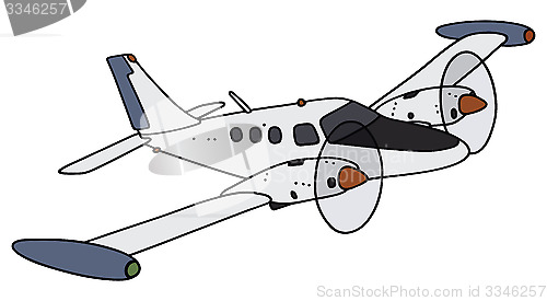 Image of Small twin-engine aircraft