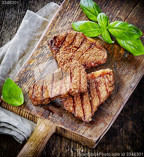 Image of grilled beef steak