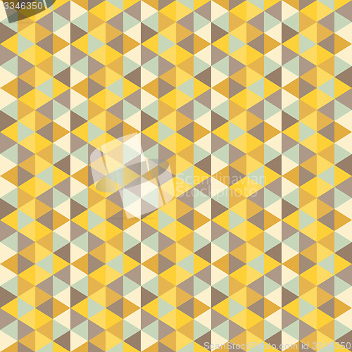 Image of Geometric triangles background. Mosaic. 