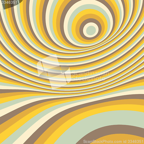 Image of Abstract swirl background. Pattern with optical illusion. 