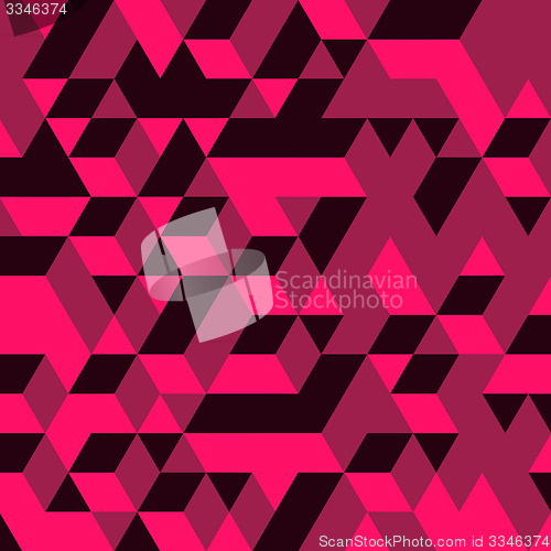 Image of 3d blocks structure background. Vector illustration. 