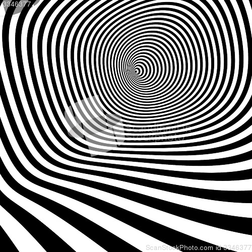 Image of Abstract swirl background. Pattern with optical illusion. 