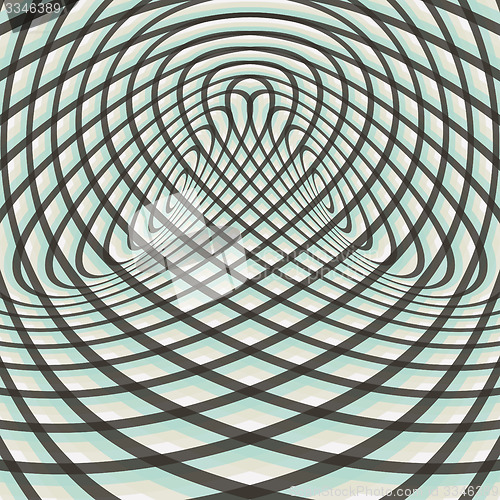 Image of Abstract swirl background. Pattern with optical illusion. 