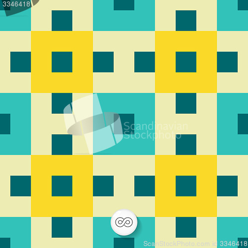 Image of Seamless geometric background. Mosaic. 