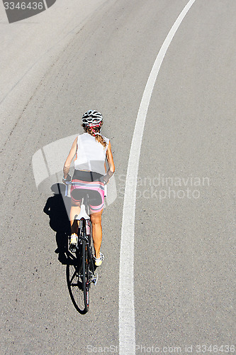 Image of Woman Cyclist 
