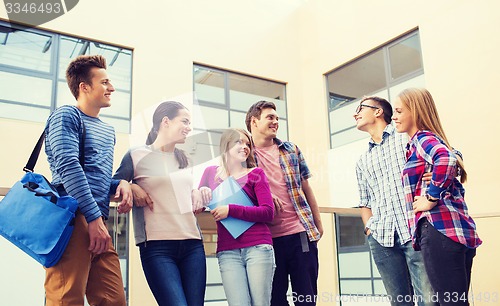 Image of group of smiling students outdoors