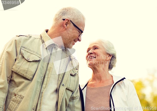 Image of senior couple in park