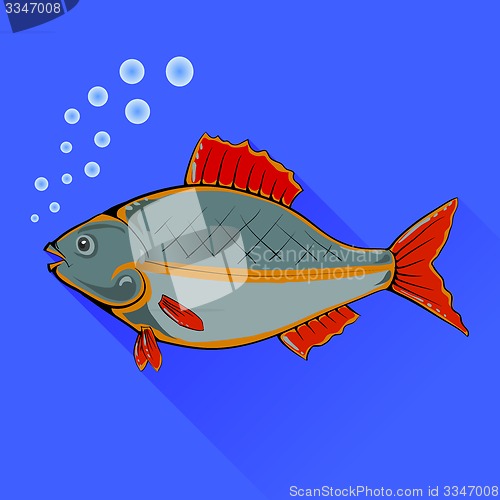 Image of Fish With Red Fins