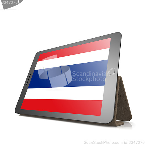 Image of Tablet with Thailand flag