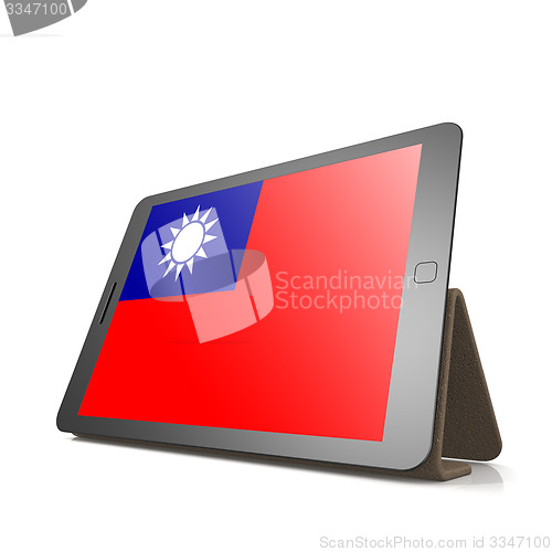 Image of Tablet with Republic of China flag