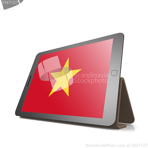 Image of Tablet with Vietnam flag