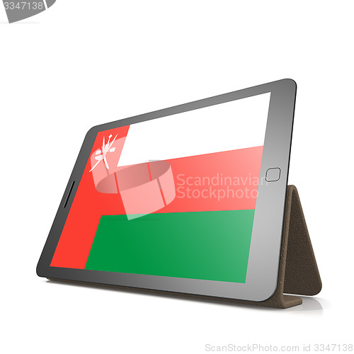 Image of Tablet with Oman flag