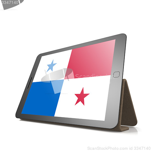 Image of Tablet with Panama flag