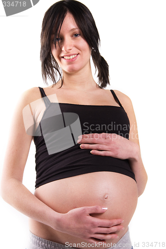 Image of young pregnant woman