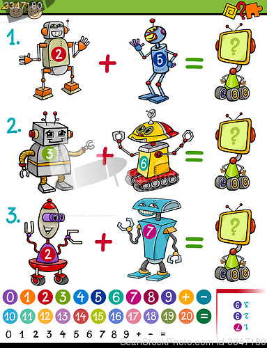 Image of cartoon math education game