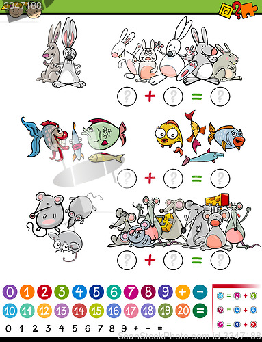 Image of cartoon mathematical game