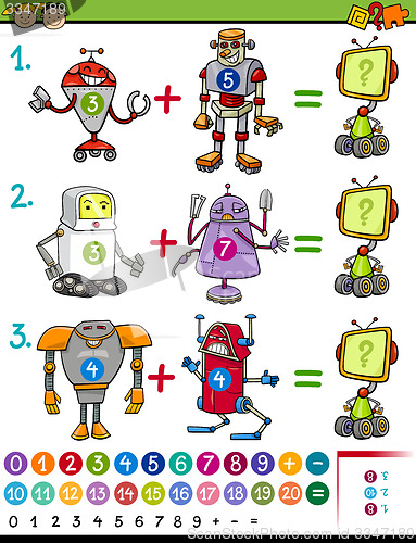 Image of cartoon mathematical education game