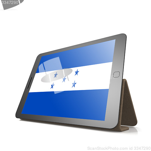 Image of Tablet with Honduras flag