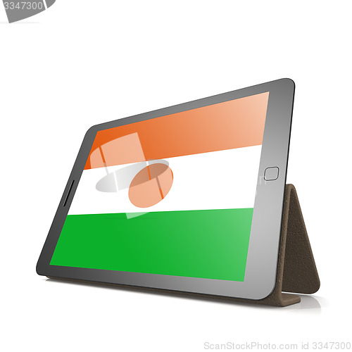 Image of Tablet with Niger flag