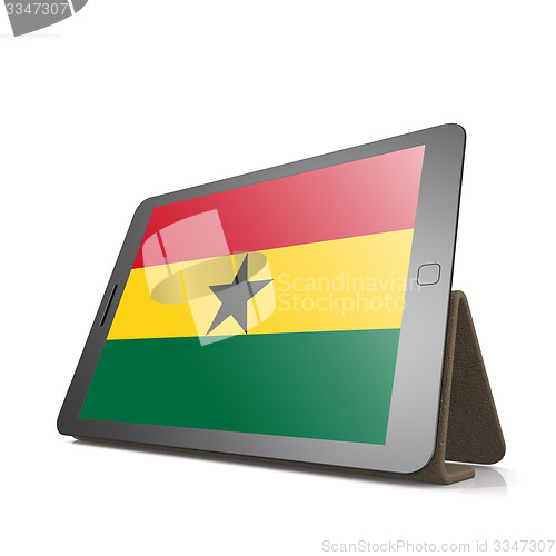 Image of Tablet with Ghana flag